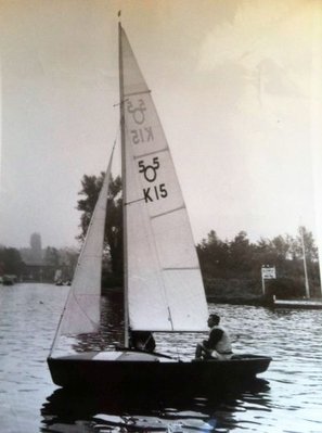 505 K15 Fairey Tale at Horning Sailing Club in late 1960s